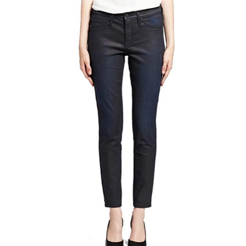Mossimo power stretch mid-rise blue/black jegging
